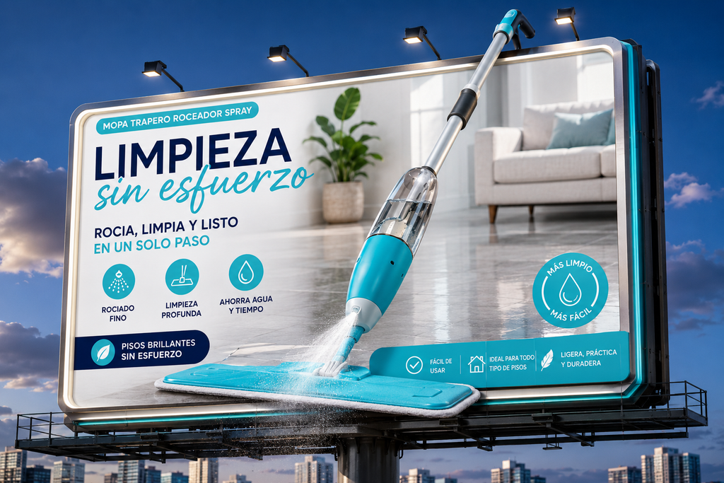 Tecnologia avanzada Trapero Limpiador Rociador spray facilitador.